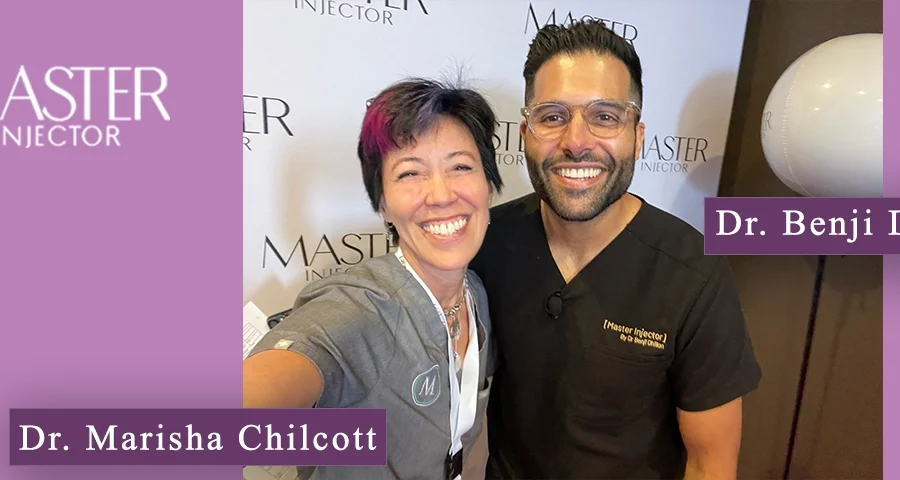 Master Injectors Event Docotr Marisha Chilcott with Doctor Benji Dhillon